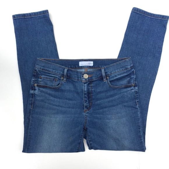 Loft Skinny Crop Stretch Midrise Inseam 27.5 in. - Picture 3 of 6